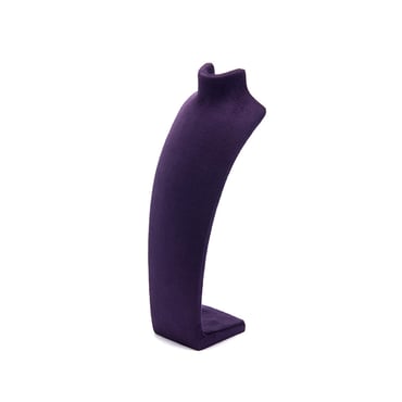 Small Suede Neck Stand - Purple
