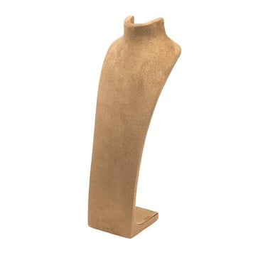 Extra Large Suede Neck Stand - Camel