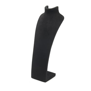 Extra Large Suede Neck Stand - Black