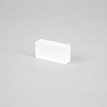 Small Acrylic Rectangular Block - Frosted