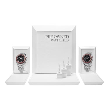 Pre-Owned Watch Display - White