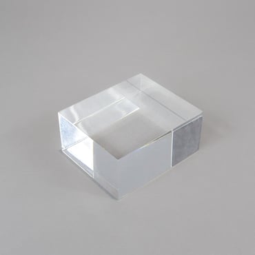 Small Acrylic Presentation Block - Clear