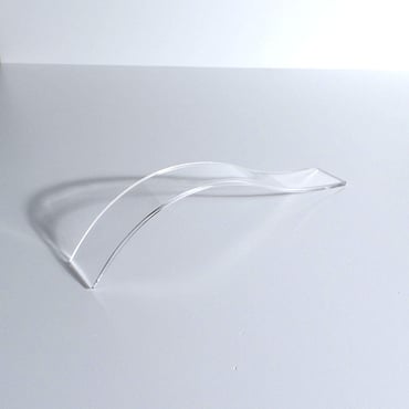 Acrylic Bracelet Scroll - Clear