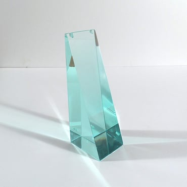 Large Pendant Wedge - Clear Green
