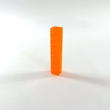 Orange acrylic ring tower- TJDC