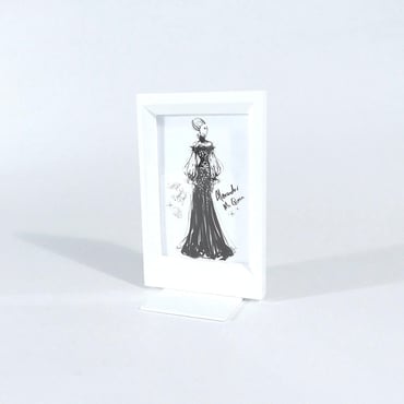Small  Acrylic Frame - Gloss White