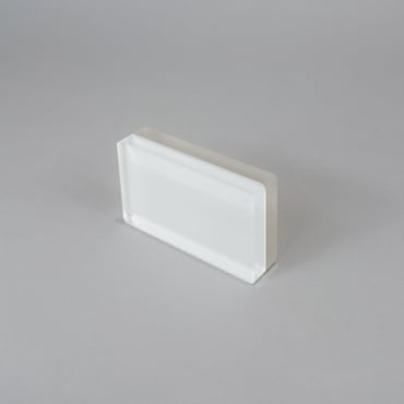 Small Double Sided Block - White