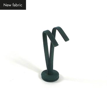 Large Suede Earring Stand- Racing Green 