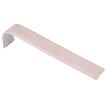 Suede Bracelet Scroll - Blush Pink