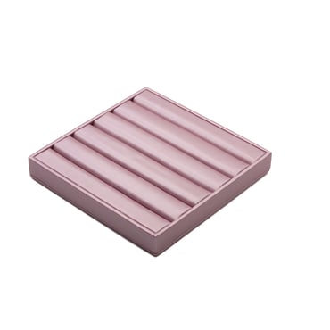 Flat Square Multi-Ring Pad - Shimmer Pink