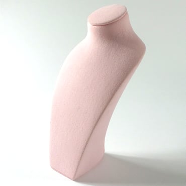 Small Suede Bust - Blush Pink