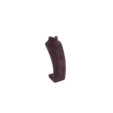 Extra Small Suede Neck Stand - Brown