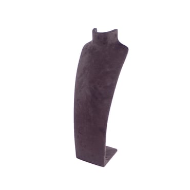 Extra Large Suede Neck Stand - Brown