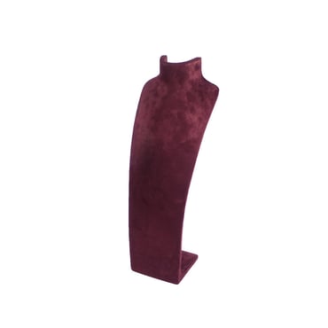 Extra Large Suede Neck Stand - Burgundy