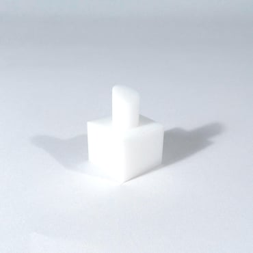 Acrylic Ring Block - Gloss White