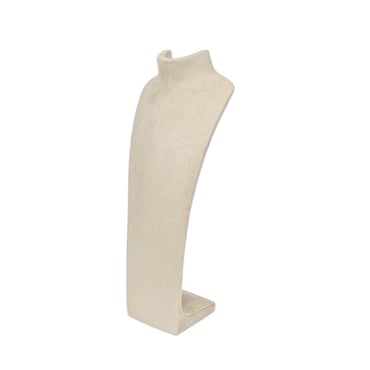 Large Suede Neck Stand - Natural Suede