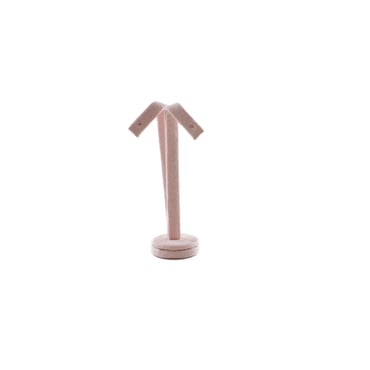 Large Suede Earring Stand-Blush Pink