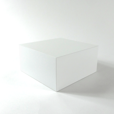 Large White Wooden Display Block