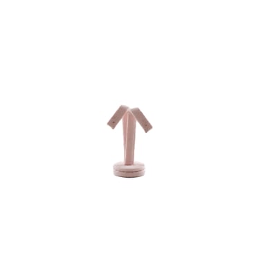 Medium Suede Earring Stand- Blush Pink 
