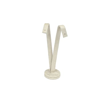 Large Suede Earring Stand - Natural Suede