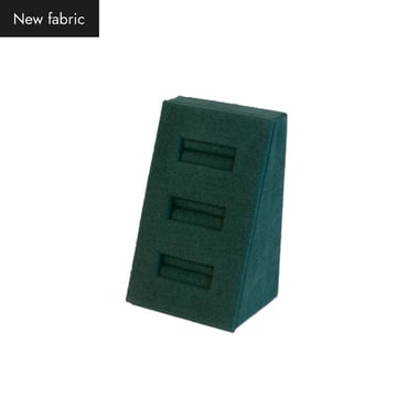 Suede 3 Ring Holder - Racing Green