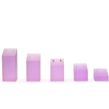 Set of 5 Earring Blocks - Purple