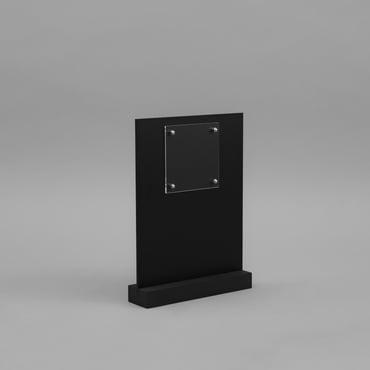 Small Acrylic Backboard - Black