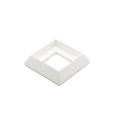 Small Square Bevelled Frame - Gloss White