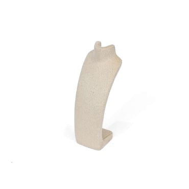 Extra Small Suede Neck Stand - Natural Suede