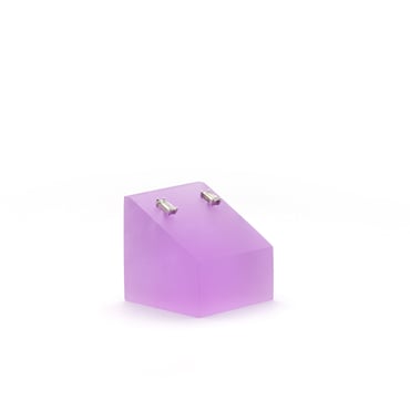 Stud Earring Block - Purple