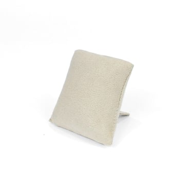 Natural Suede suede Pillow With Stand | TJDC