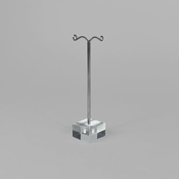 Large T-bar Acrylic Earring Stand- Clear