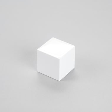 Cubic Display Block - Gloss White