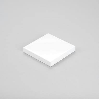 Square Display Block - Gloss White