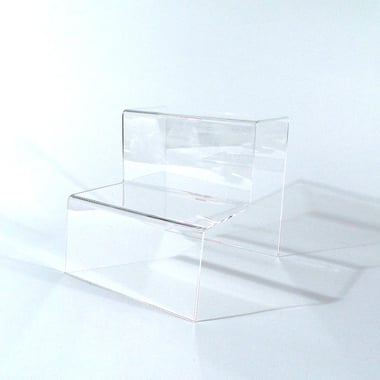 Stepped Acrylic Display - Clear