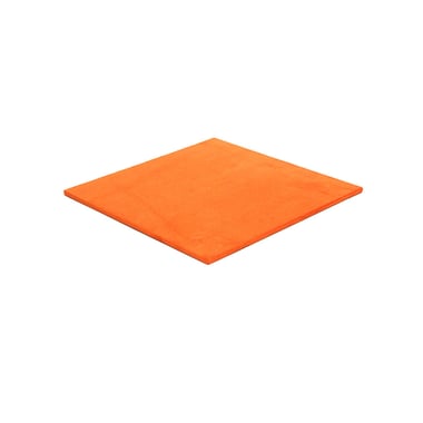 Suede Square Baseboard - Orange