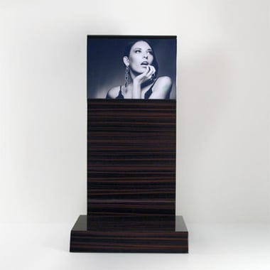 Large Tall Display Set- Gloss Wood