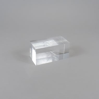 Small Acrylic Rectangle Block - Clear
