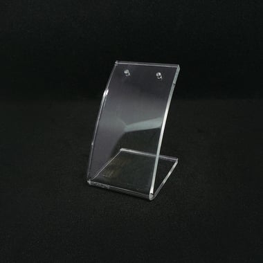 Acrylic Single Earring Stand - Clear
