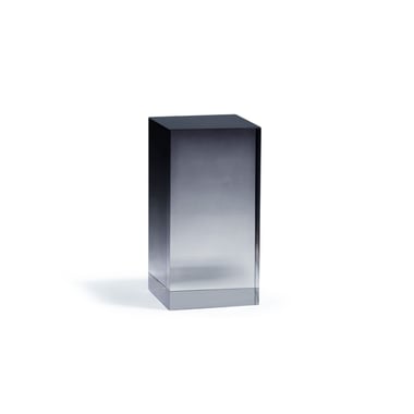 Medium Rectangular Acrylic Block - Ombre Black