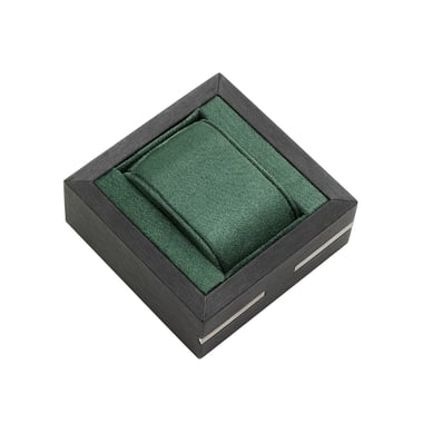 Single Watch Display Tray - Shimmer Black and Racing Green