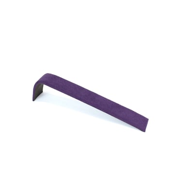 Purple suede bracelet holder