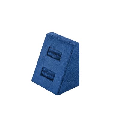 Navy Suede 2 Ring Holder | TJDC