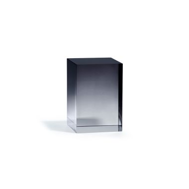 Small Rectangular Acrylic Block - Ombre Black