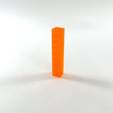 Orange acrylic ring tower- TJDC