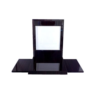 Extra Large Deep Display Unit - Gloss Wood