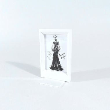 Small Acrylic Frame - White