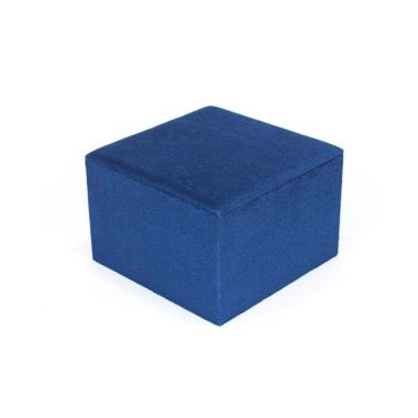 Small Suede Block - Navy