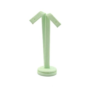 Large Suede Earring Stand - Mint