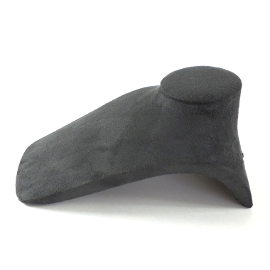 Suede Counter Neck - Charcoal Grey